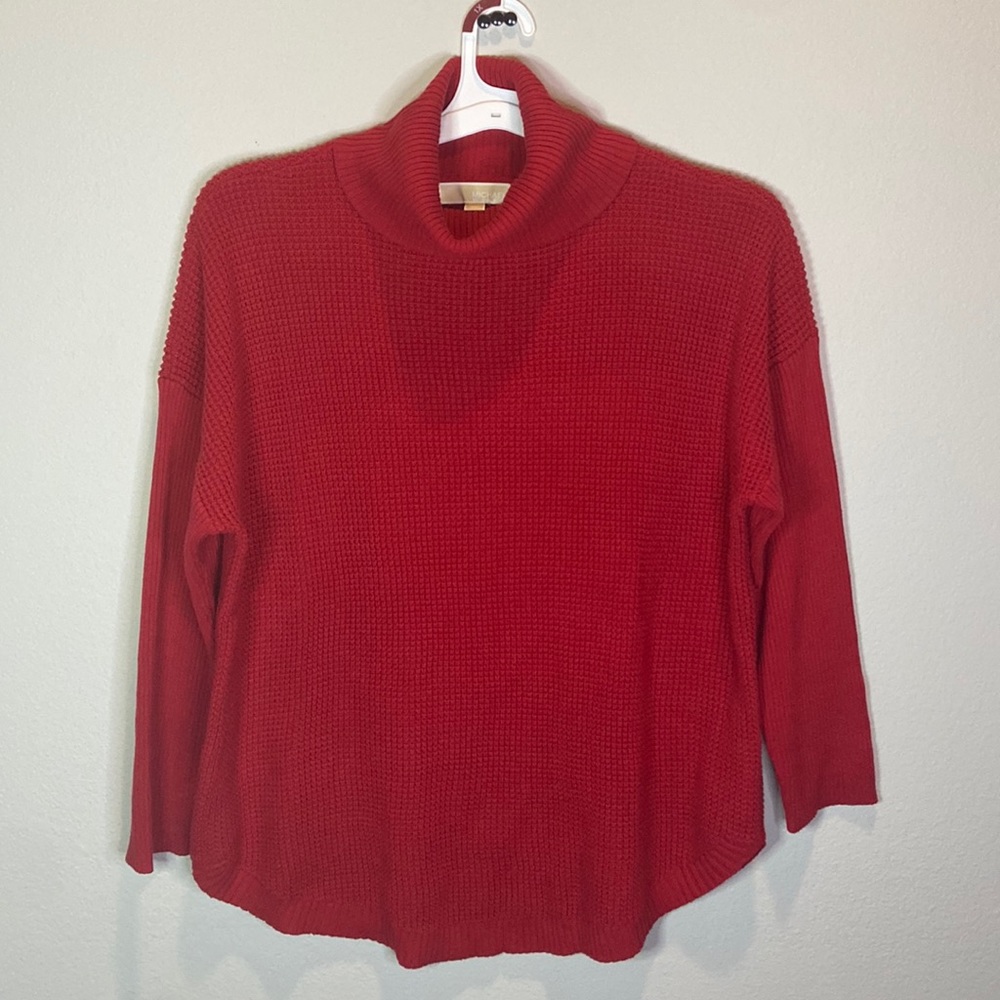 Winter Turtle neck sweater. Red Color. For women. Size 2X.
